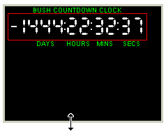 Adding the Bush Countdown Clock to Windows Active Desktop.